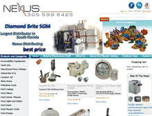 Tablet Screenshot of nexusdistributing.com